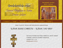 Tablet Screenshot of grkat-sekcov.sk